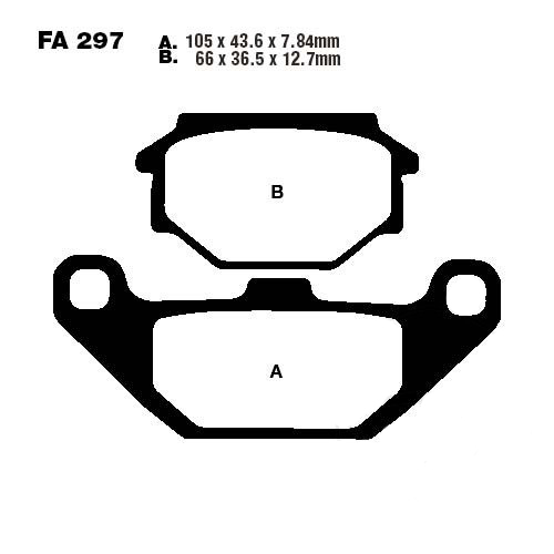 Klocki hamulcowe EBC FA297