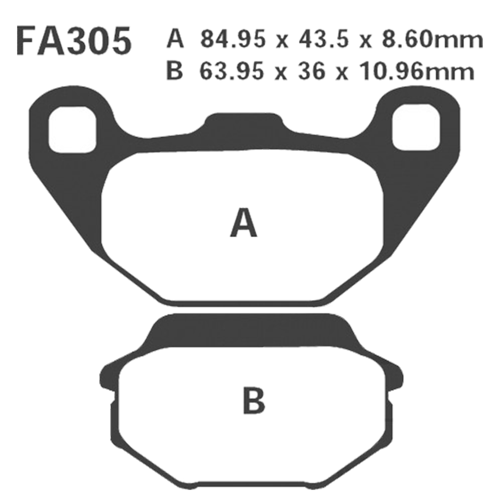 Klocki hamulcowe EBC SFA305HH