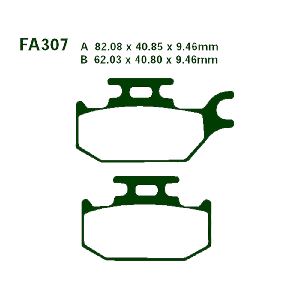 Klocki hamulcowe EBC FA307TT