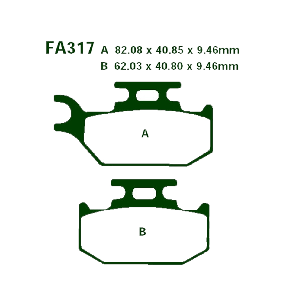 Klocki hamulcowe EBC FA317R