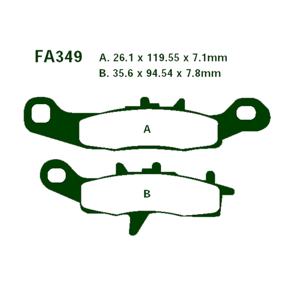 Klocki hamulcowe EBC FA349R