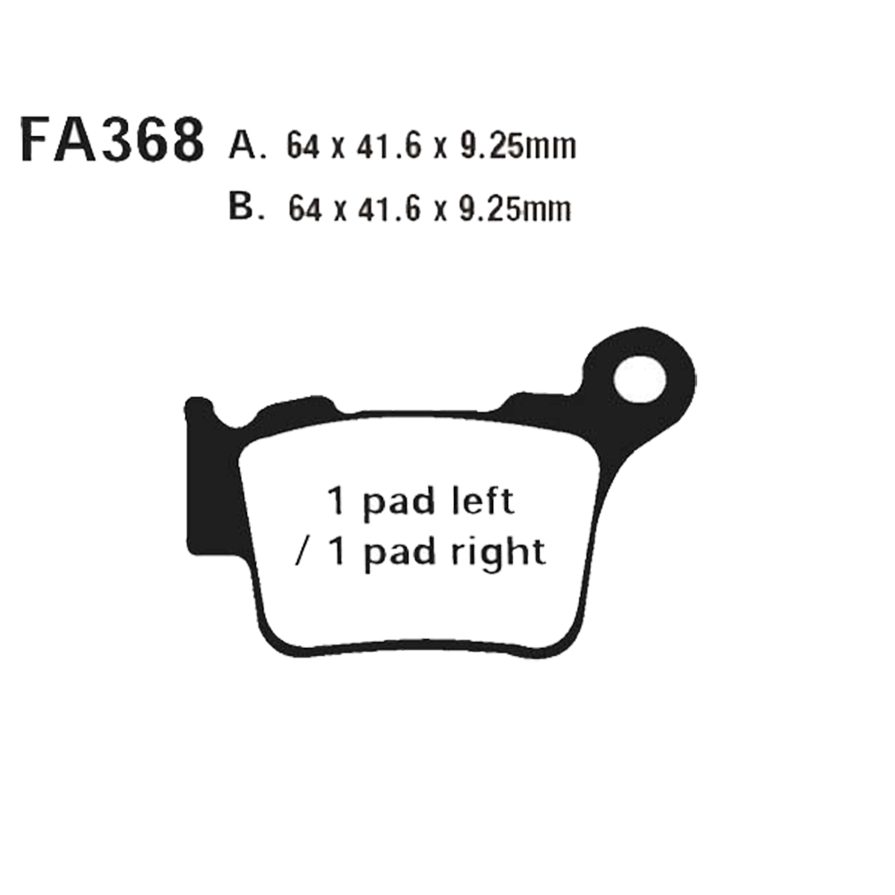 Klocki hamulcowe EBC FA368MX-S