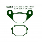 Klocki hamulcowe EBC FA382