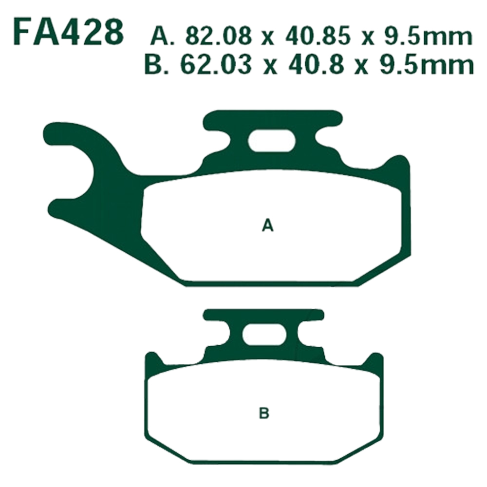 Klocki hamulcowe EBC FA428TT