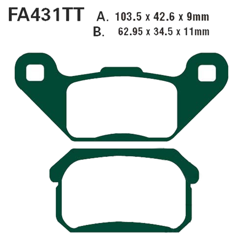 Klocki hamulcowe EBC FA431TT