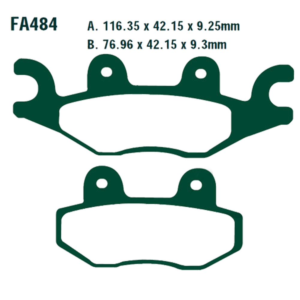 Klocki hamulcowe EBC FA484TT