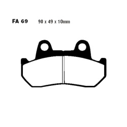  Klocki hamulcowe EBC FA69HH