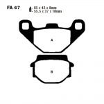 Klocki hamulcowe EBC SFA067