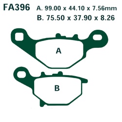  Klocki hamulcowe EBC SFA396HH