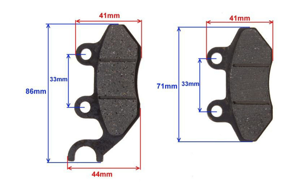 Klocki hamulcowe TGB 7,5mm