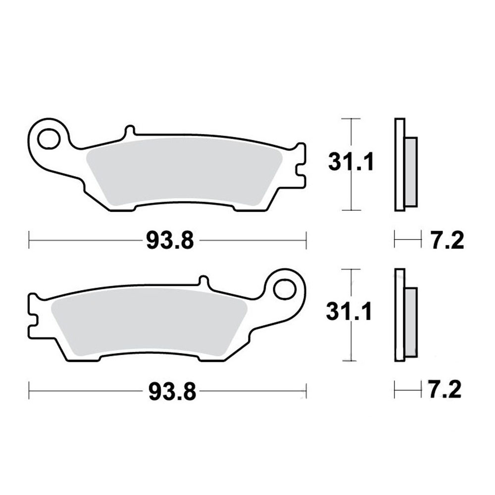 Klocki hamulcowe TRW Lucas MCB791EC
