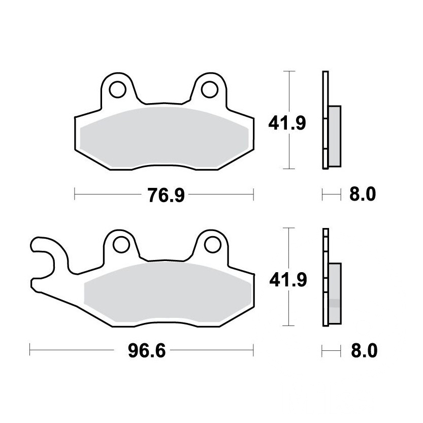 Klocki hamulcowe TRW Lucas MCB582
