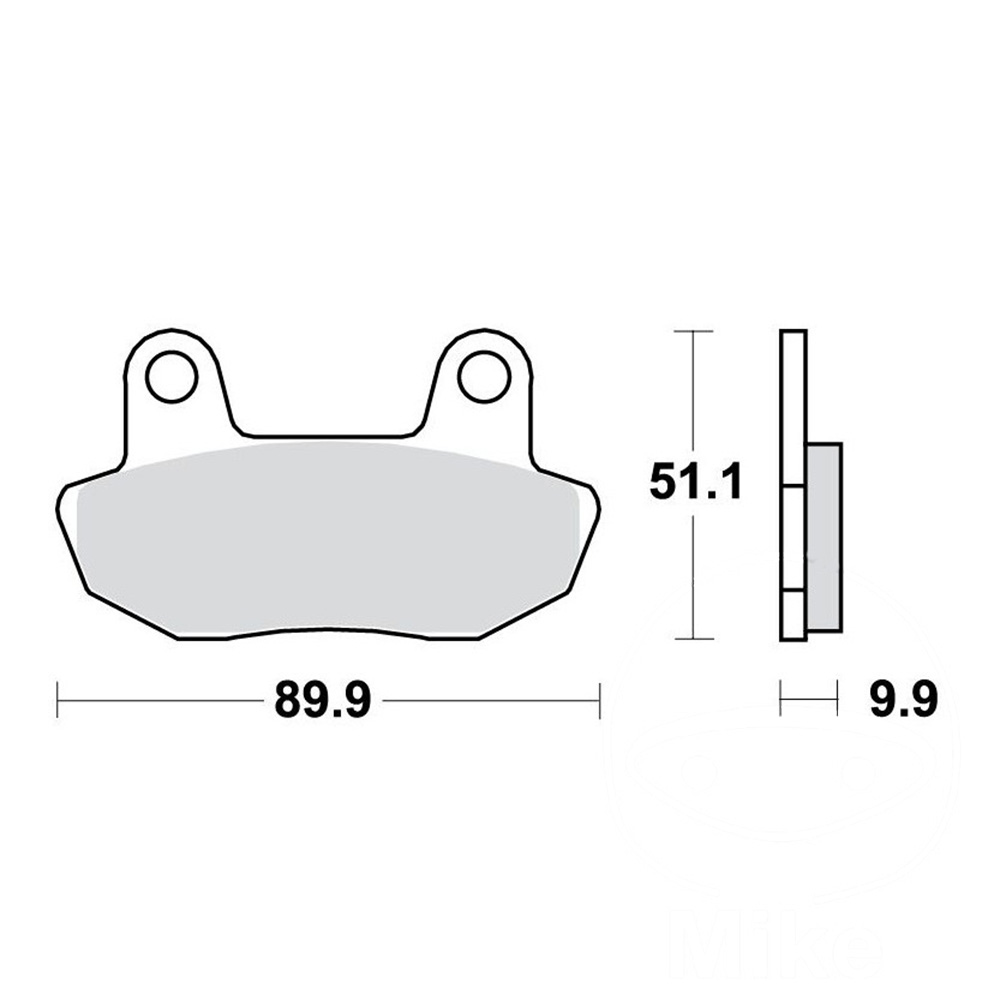 Klocki hamulcowe TRW Lucas MCB537 (zamiennik EBC FA090)