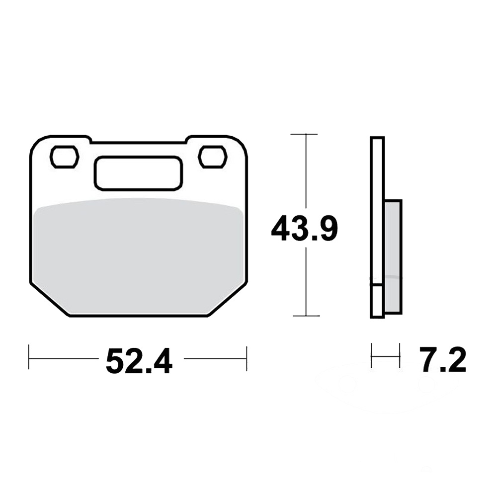 Klocki hamulcowe TRW Lucas MCB556 (zamiennik EBC FA110)
