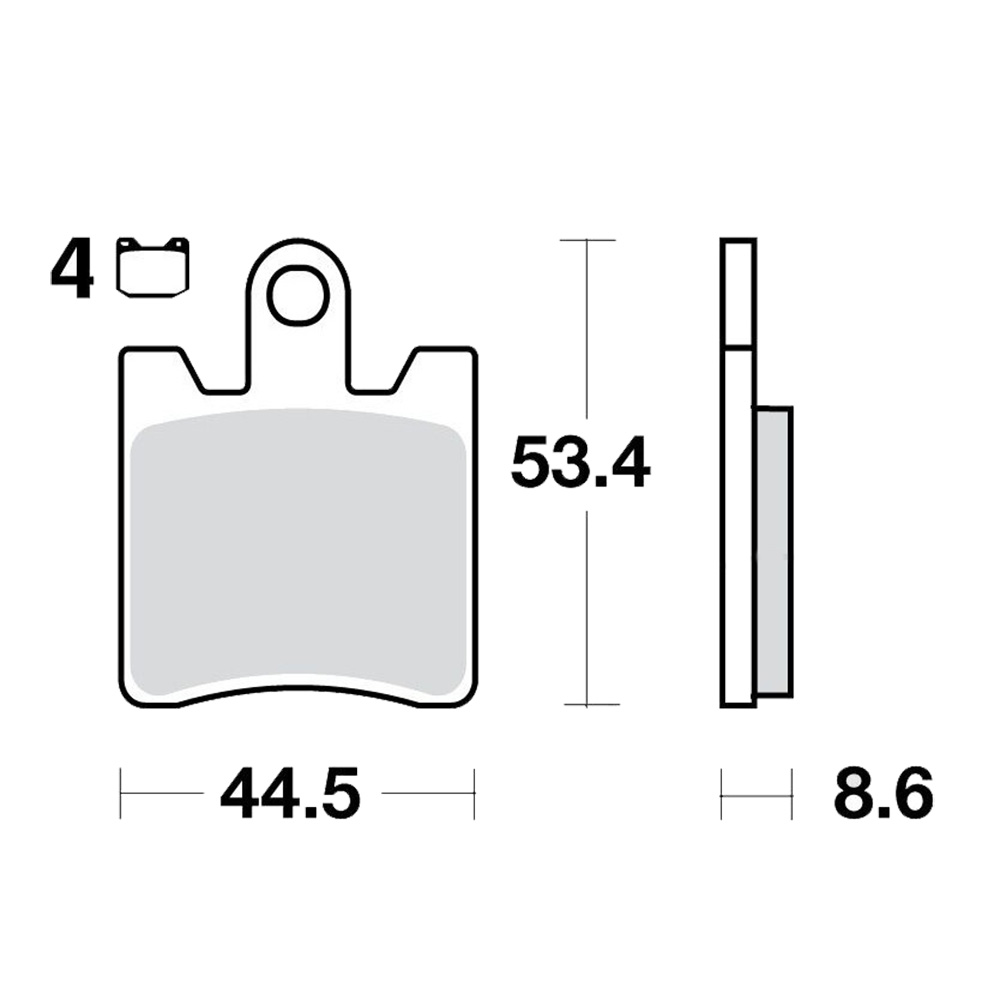 Klocki hamulcowe TRW Lucas MCB706SV (zamiennik EBC FA661)