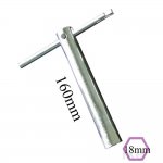 Klucz do świec JMP 18 mm, dł. 160 mm z dźwignią