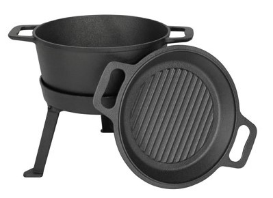 Kociołek 3w1 żeliwny 10l mk601