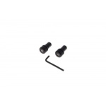 Końcówki kierownicy - czarny nakrapiany