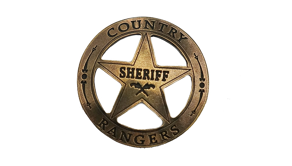 Broszka - wpinka - znaczek - Sheriff