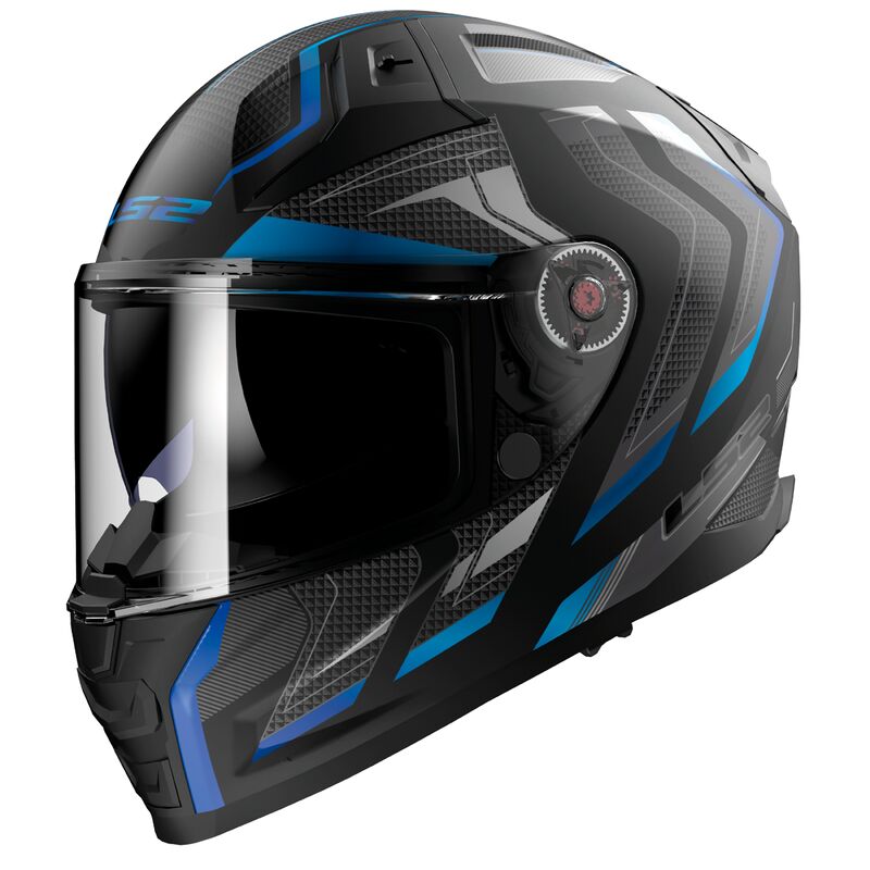 Kopia Kask LS2 FF811 Vector II Alizer Matt Black Blue