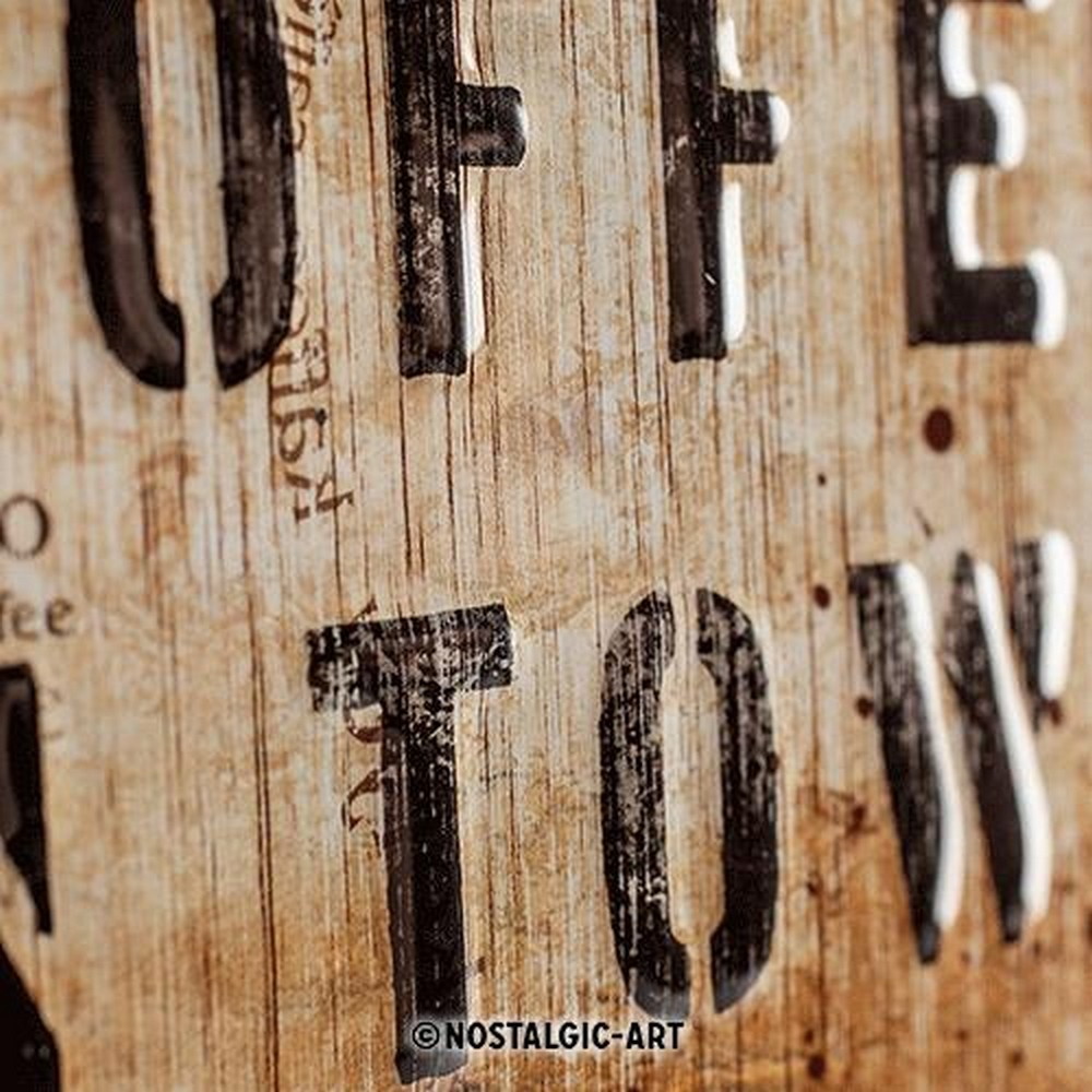 Metalowy Plakat 20 x 30cm Best Coffee in Town