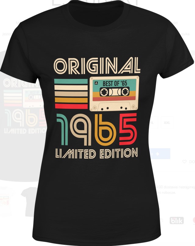 Koszulka damska 1965 edycja limitowana 60 lat