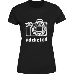  Koszulka damska Aparat Prezent dla Fotografa Fotografia