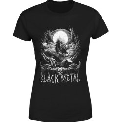  Koszulka damska Black Metal metalowa