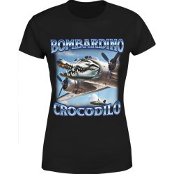  Koszulka damska Bombardino Crocodilo Brainrot Tik Tok Memy Bombardiro Crokodilo Bombardinio