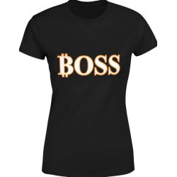  Koszulka damska Boss Bitcoin informatyk programista