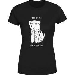  Koszulka damska Dogtor Pies dla miłośnika psów