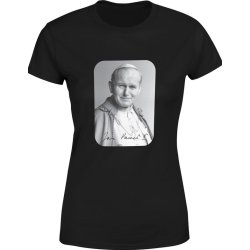  Koszulka damska Jan Paweł II 2 Papież Religijna Chrześcijańska