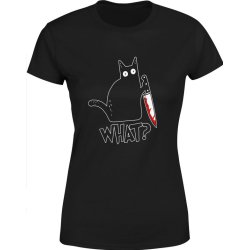  Koszulka damska Kot z kotem what?