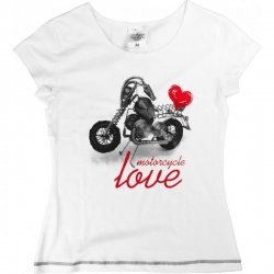  Koszulka damska Motorcycle Love
