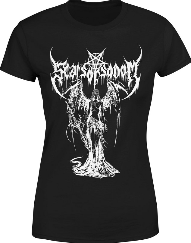 Koszulka damska Pentagram Goth Gotycka Anioł Szatan