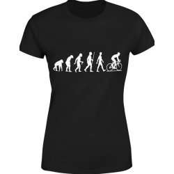  Koszulka damska Rower Ewolucja rowerowa dla sportowca rowerzysty