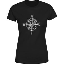 Koszulka damska Róża wiatrów Kompas