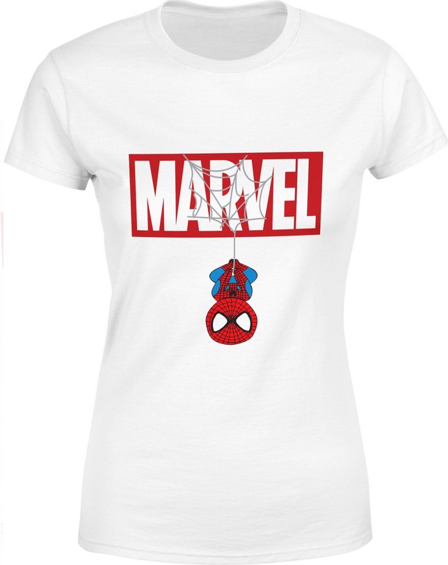 Koszulka damska Spider Man Marvel biała