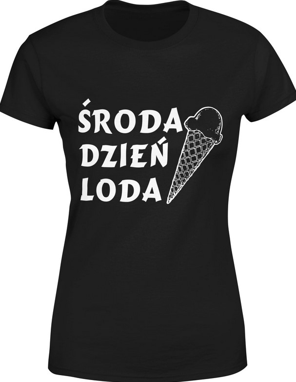 Koszulka damska Środa dzień loda