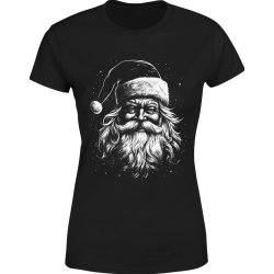  Koszulka damska Święty Mikołaj Świąteczna z brodą