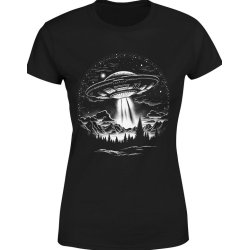  Koszulka damska Ufo Kosmos Astronauta Kosmita Ufoludek Obcy Alien