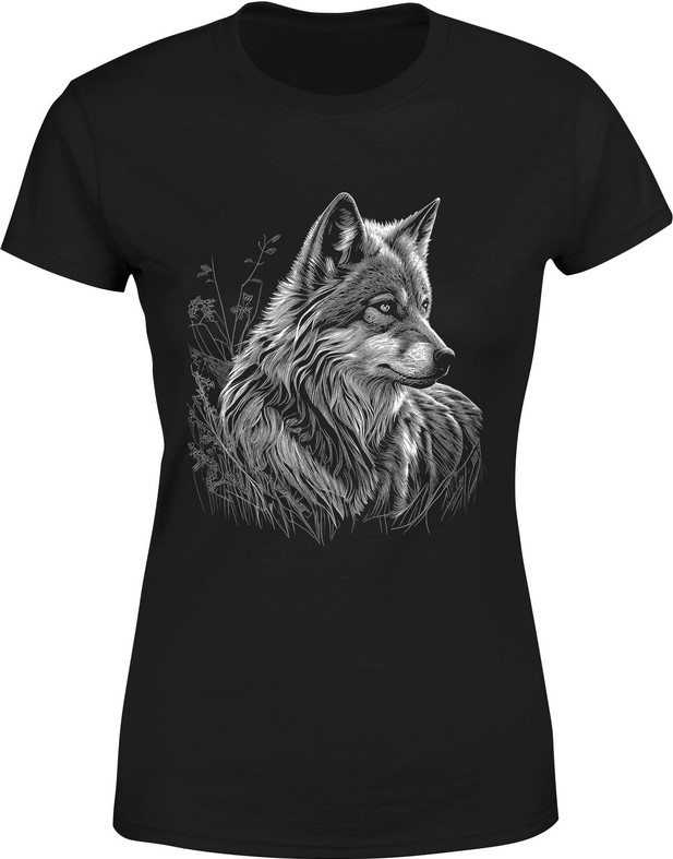 Koszulka damska Wilk Wolf Bieszczady