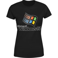  Koszulka damska Windows 95 vintage retro 