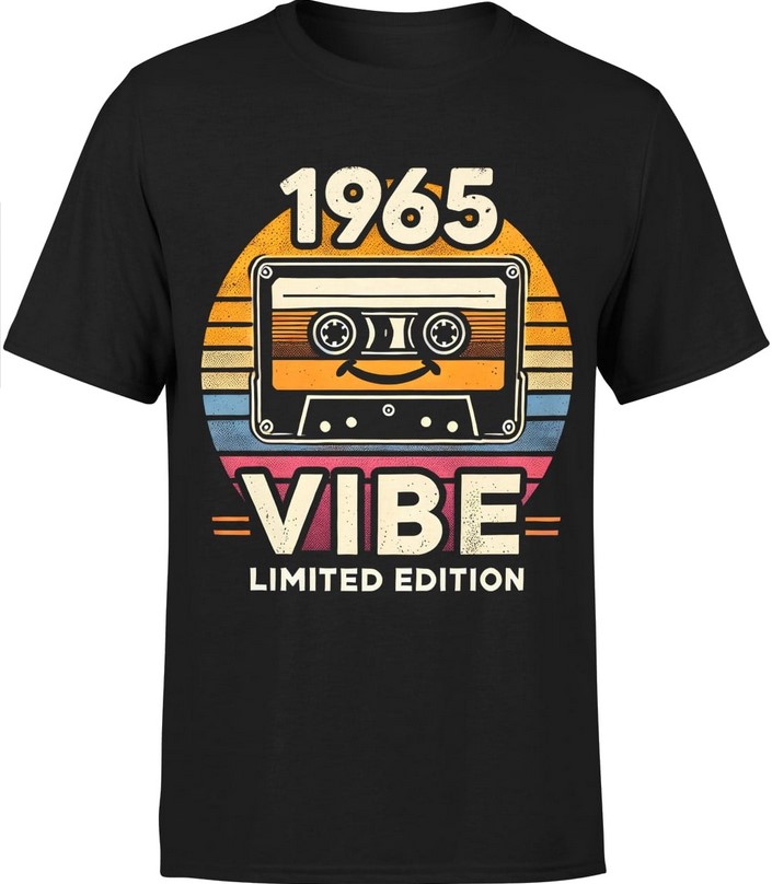 Koszulka męska 1965 vibe limited edition 60 lat urodziny