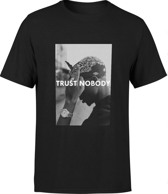 Koszulka męska 2pac Tupac Rap Trust Nobody