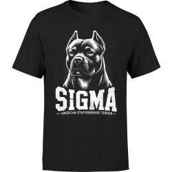  Koszulka męska Amstaff Sigma z Psem Amstafem