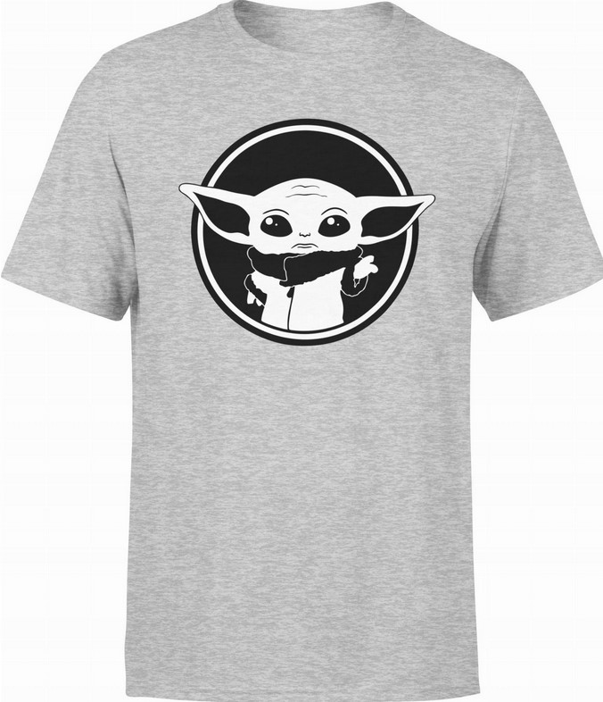 Koszulka męska Baby yoda - star wars szara