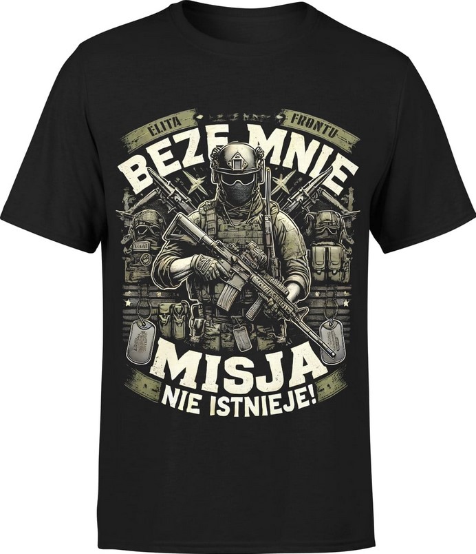 Koszulka męska Beze mnie misja nie istnieje
