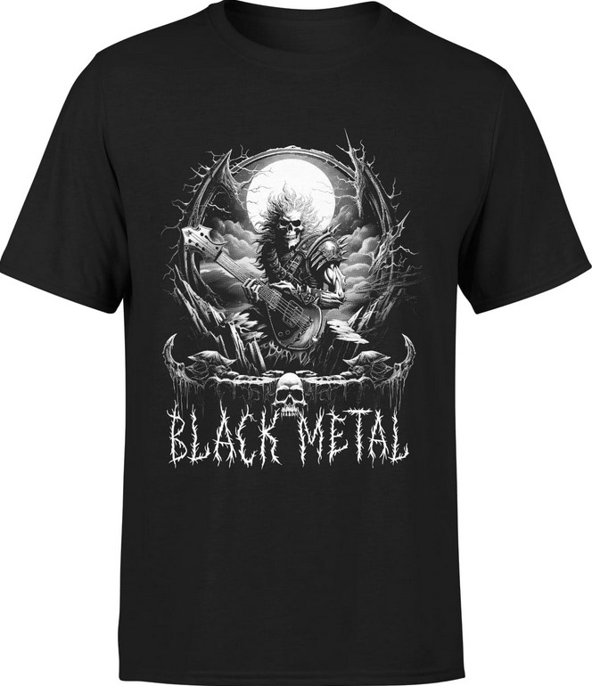 Koszulka męska Black Metal metalowa