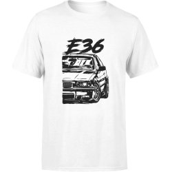  Koszulka męska BMW E36 biała
